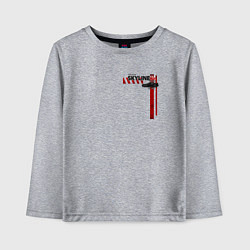 Лонгслив хлопковый детский Skyline nissan gtr34, цвет: меланж