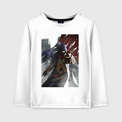Лонгслив хлопковый детский Мужская футболка Assassins Creed Unity, цвет: белый