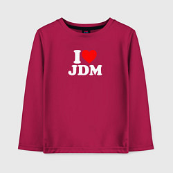 Детский лонгслив I love JDM