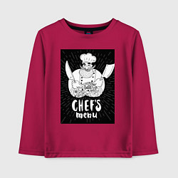 Детский лонгслив Шеф повар кулинар