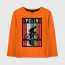 Детский лонгслив Велосипедный спорт