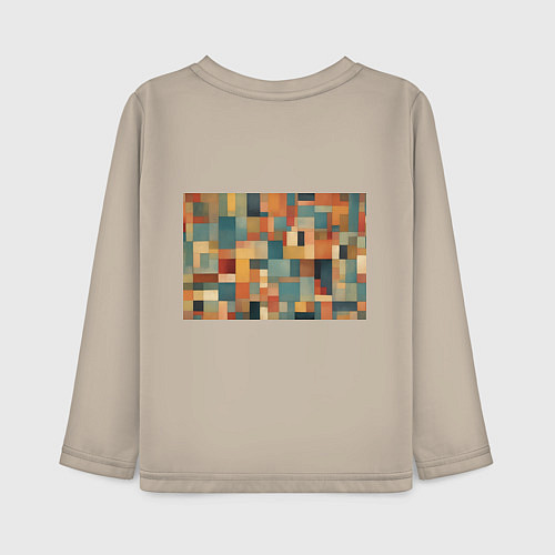 Детский лонгслив Inspired by Paul Klee / Миндальный – фото 2
