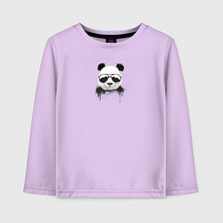 Детский лонгслив Бэнкси крутая панда в очках