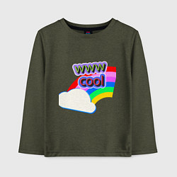 Детский лонгслив Rainbow Vibes