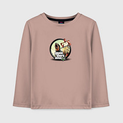 Детский лонгслив Grand Theft Auto V logotype