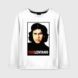 Лонгслив хлопковый детский Che guevara - Chelentano, цвет: белый