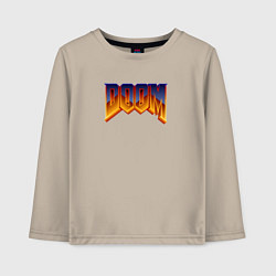 Детский лонгслив Doom logotype