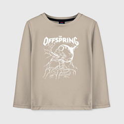 Лонгслив хлопковый детский The offspring - Supercharged, цвет: миндальный