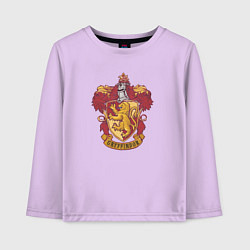 Лонгслив хлопковый детский Факультет Гриффиндор, цвет: лаванда