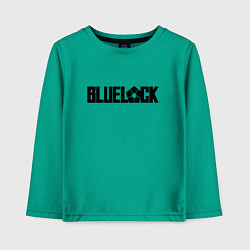 Детский лонгслив Bluelock - блюлок надпись