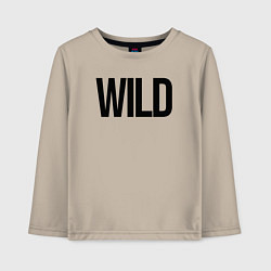 Детский лонгслив Wild