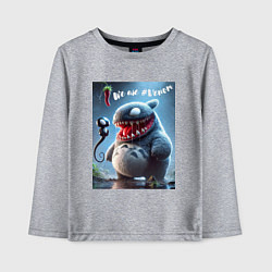 Лонгслив хлопковый детский Ventotoro - we are Venom meme, цвет: меланж