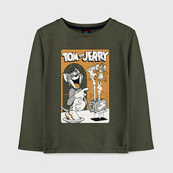 Детский лонгслив Том и Джерри - тосты