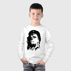 Лонгслив хлопковый детский Star wars - Chewie Guevara, цвет: белый — фото 2