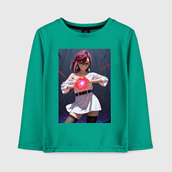 Детский лонгслив Дандадан: Момо фаербол