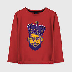 Детский лонгслив Король Джеймс