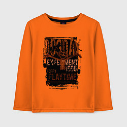 Лонгслив хлопковый детский Пеклопёс DogDay, цвет: оранжевый