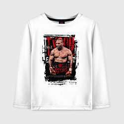 Детский лонгслив Майк Тайсон мировой бокс