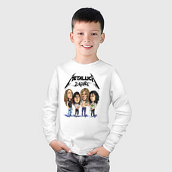 Лонгслив хлопковый детский Metallica juniors - cartoon, цвет: белый — фото 2