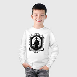 Лонгслив хлопковый детский Фармацевт в лаборатории, цвет: белый — фото 2