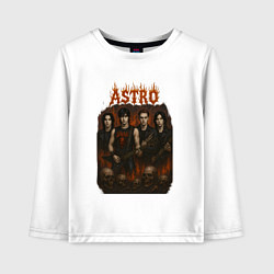 Детский лонгслив Astro в стиле хэви метал