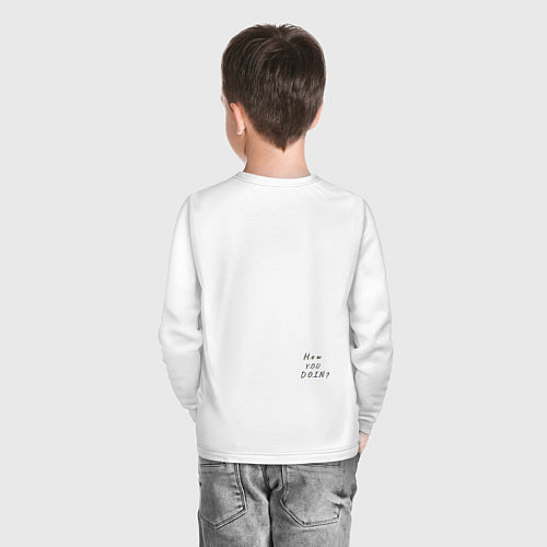 Детский лонгслив Художниик друзья / Белый – фото 4