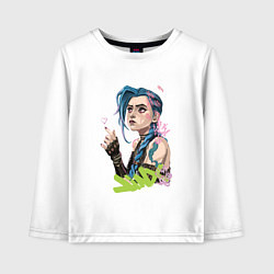 Детский лонгслив Джинкс Аркейн