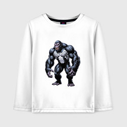 Детский лонгслив Гибрид Venom и гориллы