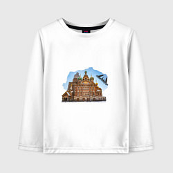 Детский лонгслив Спас на крови Санкт-Петербург