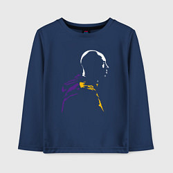 Лонгслив хлопковый детский Kobe legend, цвет: тёмно-синий