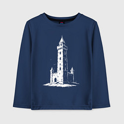 Лонгслив хлопковый детский Страж веков, цвет: тёмно-синий