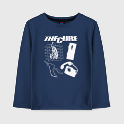 Лонгслив хлопковый детский The Cure group, цвет: тёмно-синий