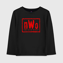 Детский лонгслив New World Order Wolfpac