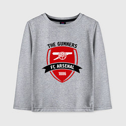 Лонгслив хлопковый детский FC Arsenal: The Gunners, цвет: меланж