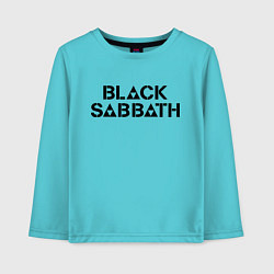 Лонгслив хлопковый детский Black Sabbath, цвет: бирюзовый