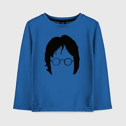 Лонгслив хлопковый детский John Lennon: Minimalism, цвет: синий