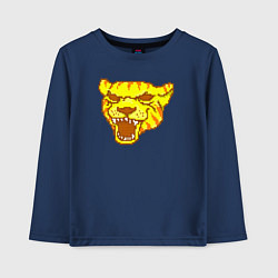 Лонгслив хлопковый детский Tony, цвет: тёмно-синий