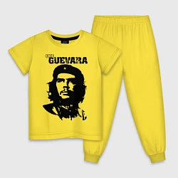 Пижама хлопковая детская Che Guevara, цвет: желтый