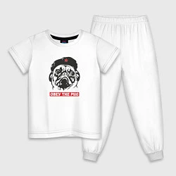 Детская пижама Obey the pug