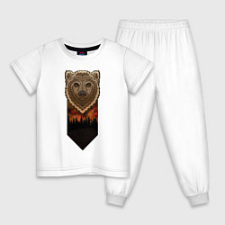 Детская пижама Медведь: владыка леса