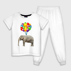 Детская пижама Воздушный слоник