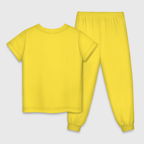 Детская пижама Сталин: полигоны / Желтый – фото 2