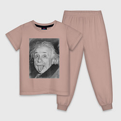 Детская пижама Энштейн дурачится