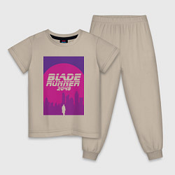 Детская пижама Blade Runner 2049: Purple
