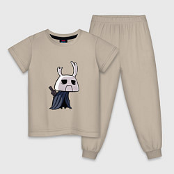 Пижама хлопковая детская Hollow Knight, цвет: миндальный