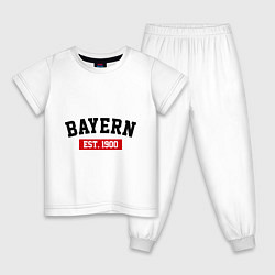 Детская пижама FC Bayern Est. 1900