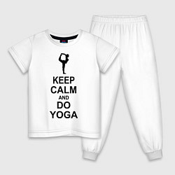 Детская пижама Keep Calm & Do Yoga