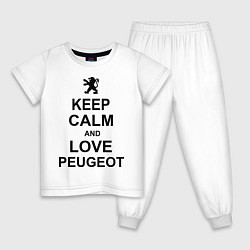 Детская пижама Keep Calm & Love Peugeot