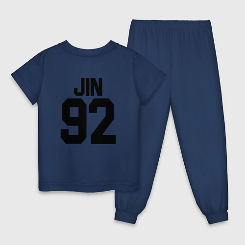 Детская пижама BTS JIN / Тёмно-синий – фото 2