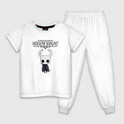 Пижама хлопковая детская HOLLOW KNIGHT, цвет: белый